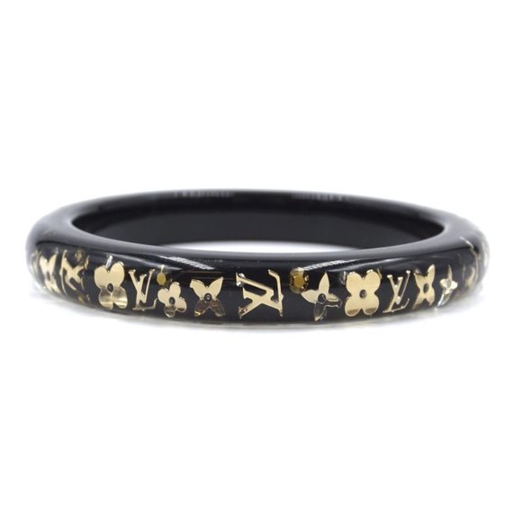 Louis Vuitton Clear Monogram logo Inclusion Bangle - Picture 3 of 10